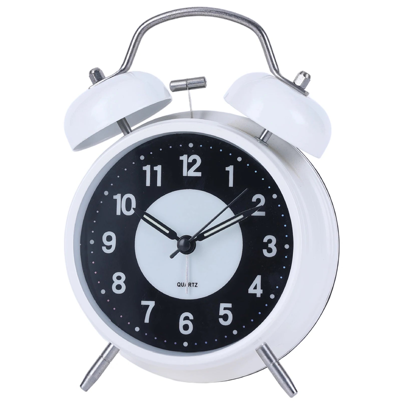 Vintage Twin-Bell Alarm Clock | Retro Analog Desk Clock