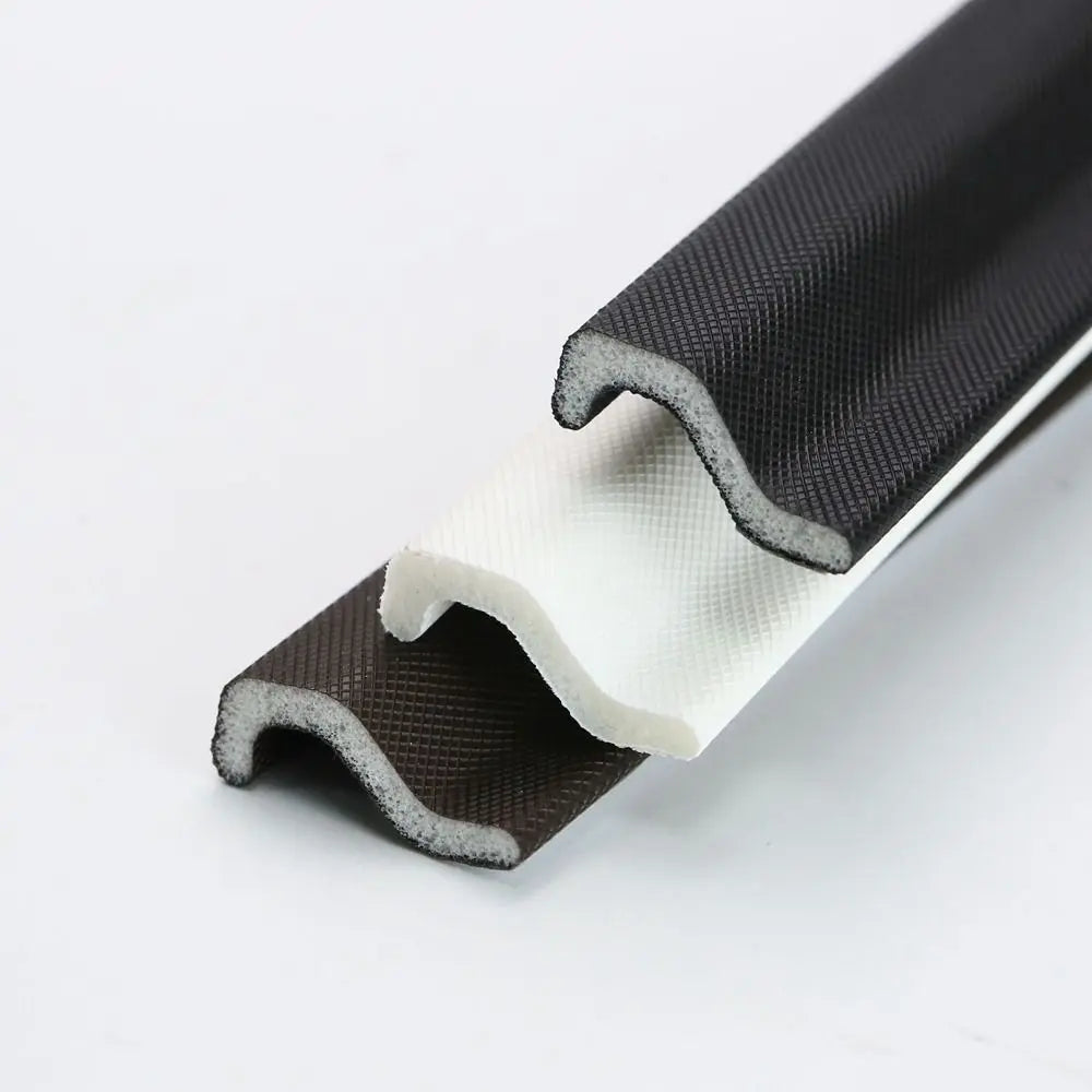 New Soundproof Foam Flat Window Sealing Strip S-shaped Flexible Weatherstrip Windproof 2 Meters Window Weather Stripping Window Oasis Select