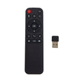 2.4G Wireless USB Receiver TV Box Remote Control Wireless Air Mouse for Android Smart TV Box and PC/TV Oasis Select Black