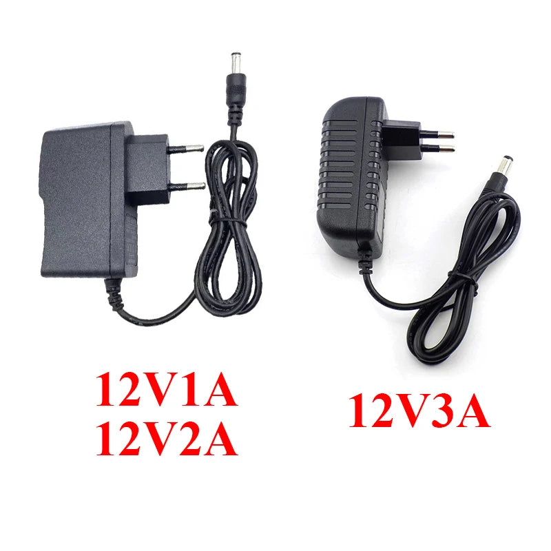 Power Supply AC 220V 110V TO DC 12V 24V 5V Power Supply Adapter 1A 2A 3A Transformer AC 220 110 V TO DC 5 12 24 V For LED Light Oasis Select 12V 100V-240V 2A|US Plug