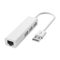 4-in-1 USB-C to RJ45 Ethernet Adapter + 3-Port USB 2.0 Hub USB-C Ethernet Hub Oasis Select RTL8152B USB United States