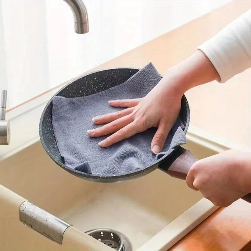 1 Roll/20pcs Reusable Microfiber Cleaning Wipes - High Absorbency, Durable & Machine Washable Kitchen Towels for Dishes Oasis Select