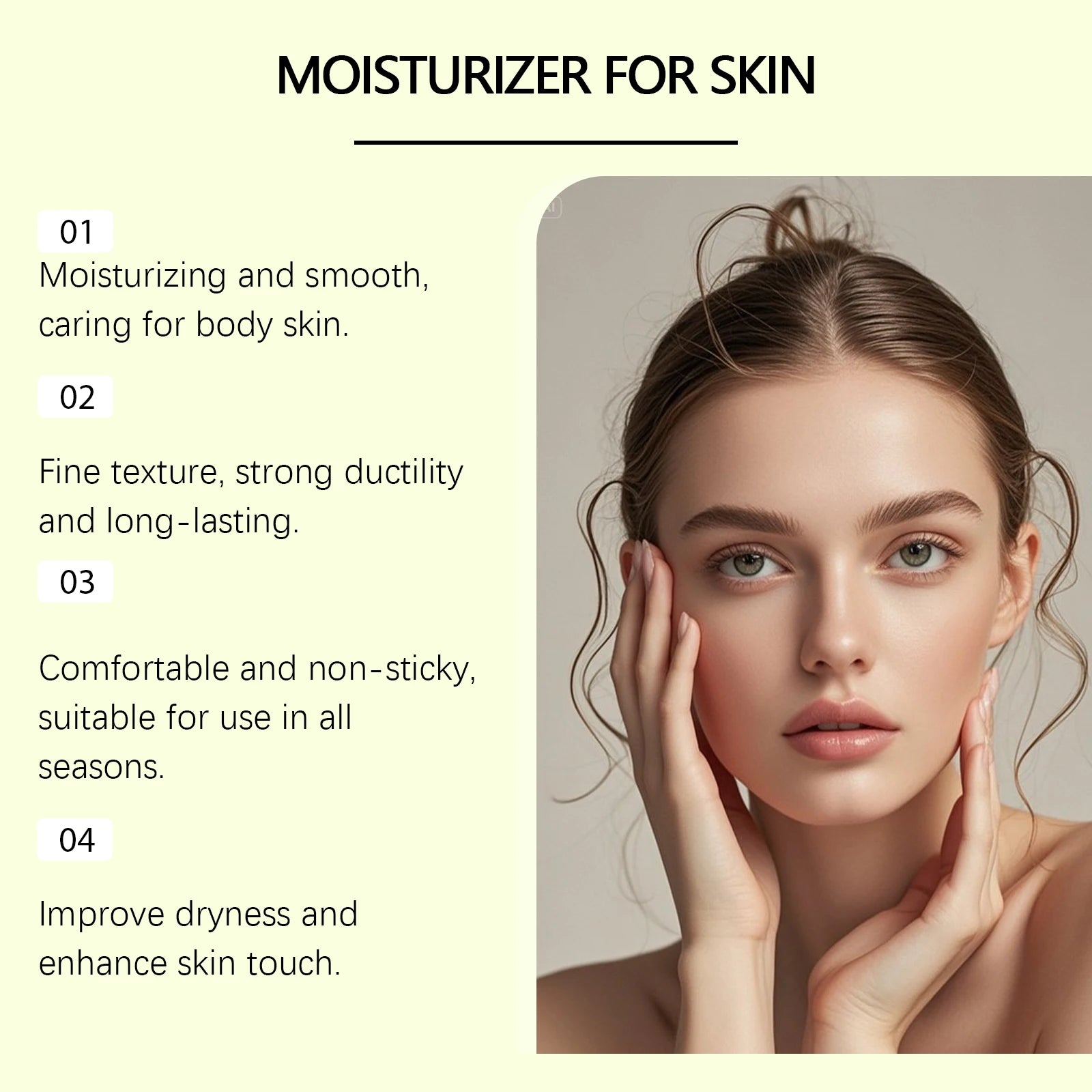 Lightweight Moisturizing Face Cream – Day & Night Hydration