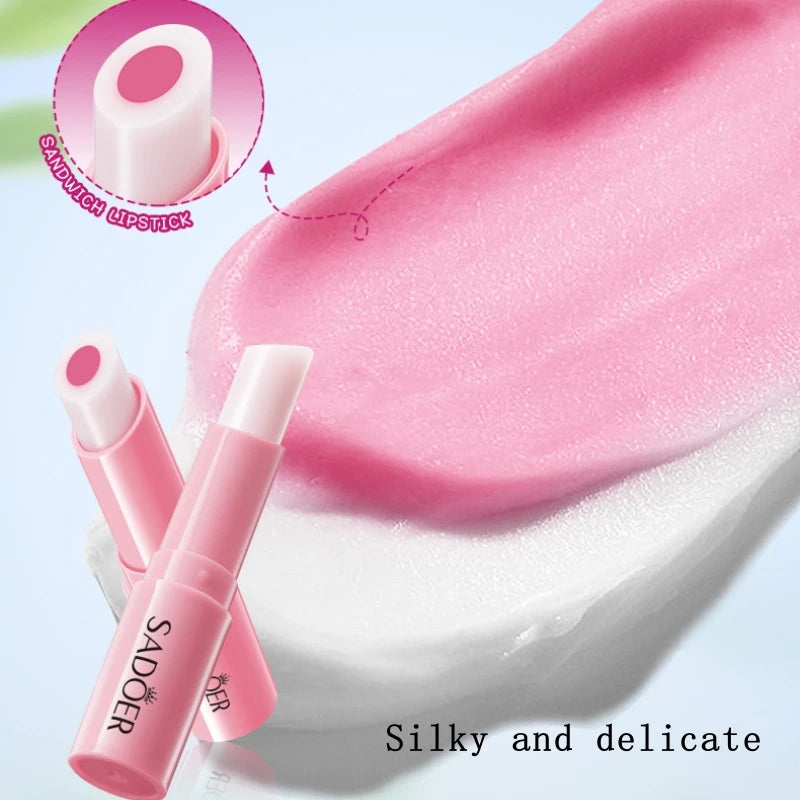 SADOER Peach Color-Changing Lip Balm 3-Pack & 5-Pack