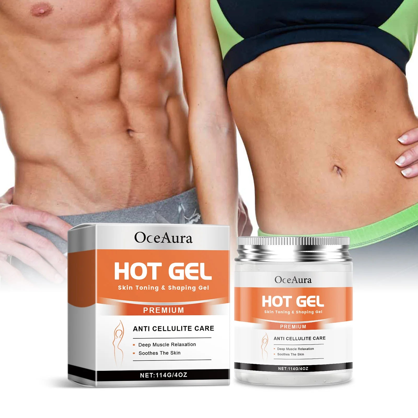 Hot Body Slimming Gel – Anti-Cellulite Belly Tightening Cream Slimming Body Gel Oasis Select