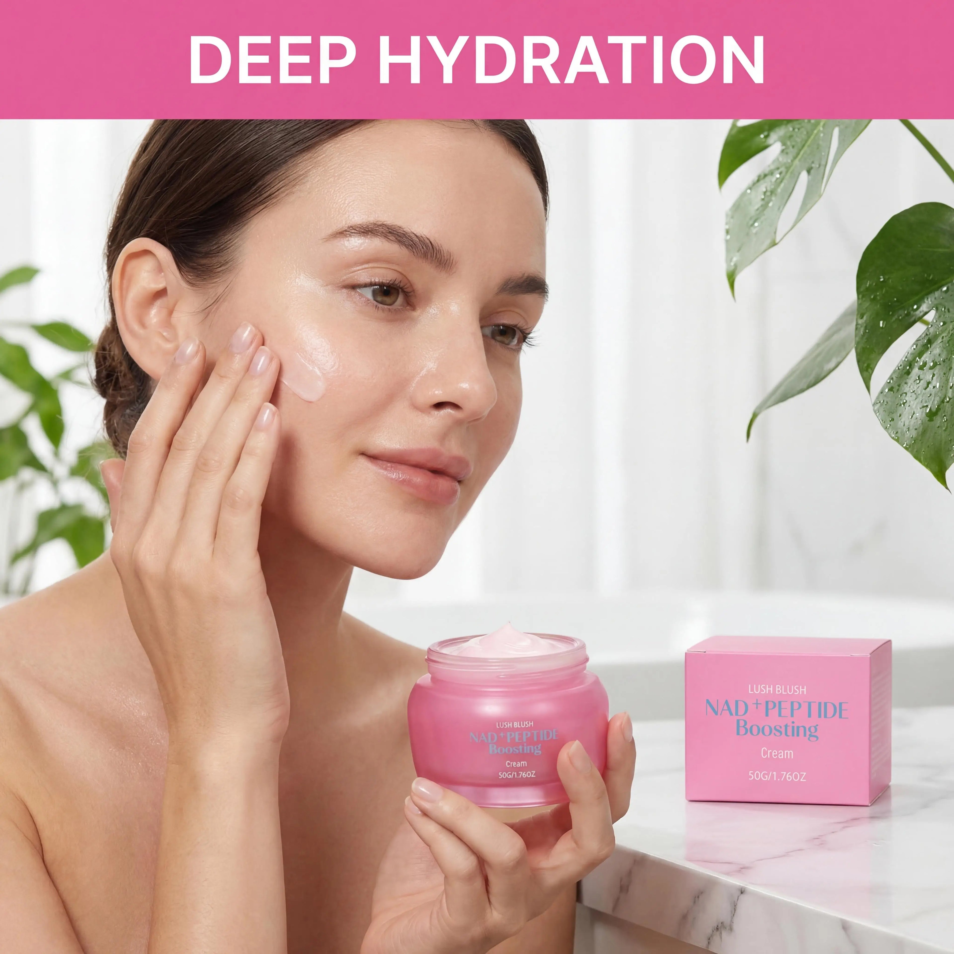 NAD+ Peptide Boosting Cream Anti Wrinkles Lifting Face Sagging Skin Enhance Elasticity Repair Hydrate Skin Cream Korean Skincare Oasis Select