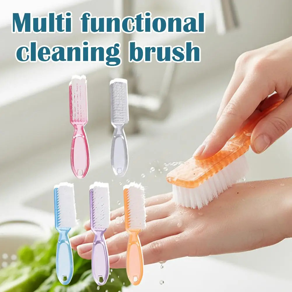 Nail Brush for Cleaning Fingernails, Deep Cleaning Nail Scrubber Brush Foot Brush Handle Grip Nail Brush for Toes & Fingernails Oasis Select