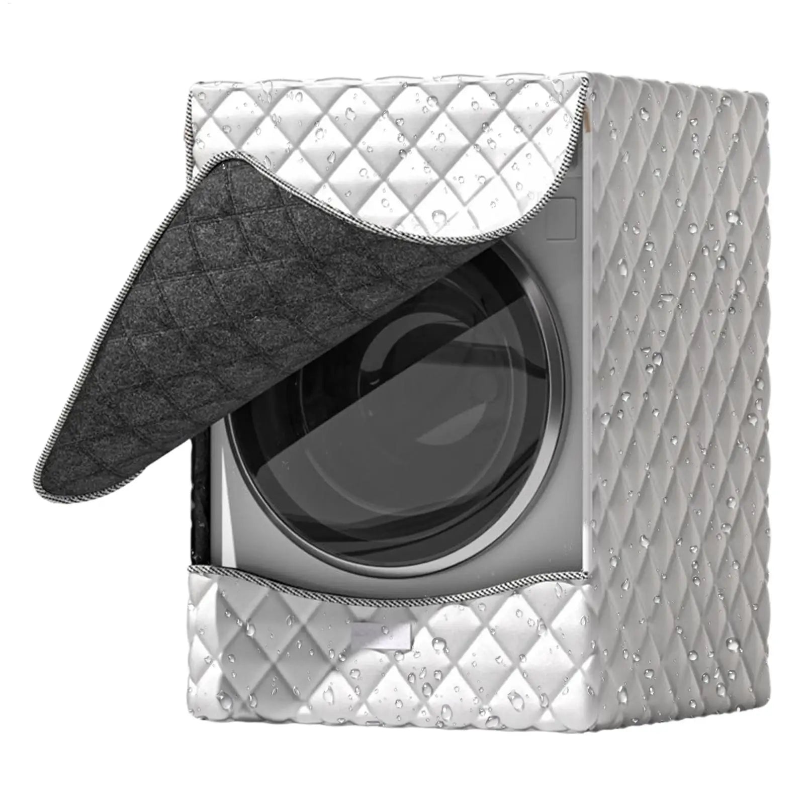 Washing Machine Cover Dustproof Protector with Zipper Washing Machine Cover for Top Load for Top Load Appliances Home Outdoor Oasis Select