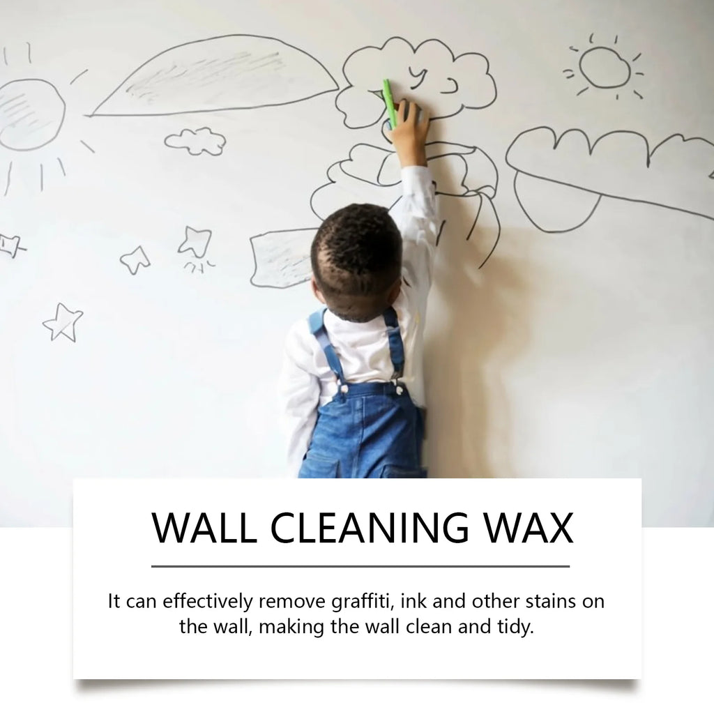 Wall Cleaning Wax for Household Wall Remove Crayon Grease and Scuff Marks Multi-purpose Wall Stain Remover for Home Cleaning Oasis Select