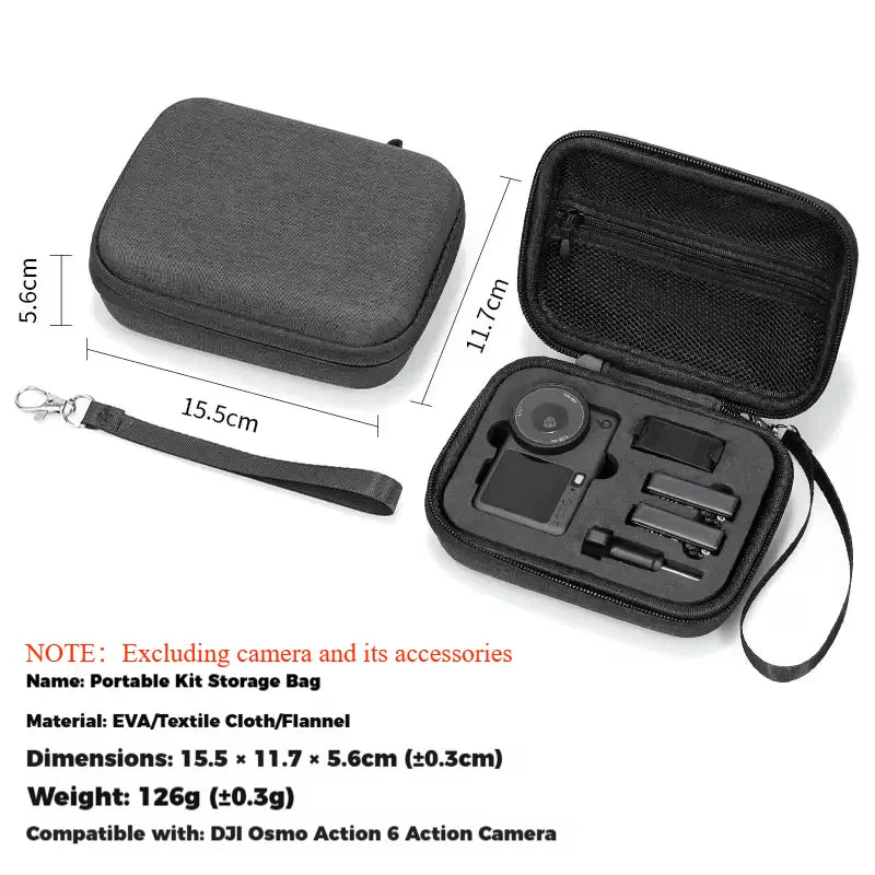 DJI Osmo Action 6 Accessories Kit – Waterproof Case & Filters