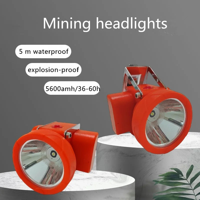 LED Mining Headlamp 18000 Lumens | 5600mAh | 60Hr Runtime