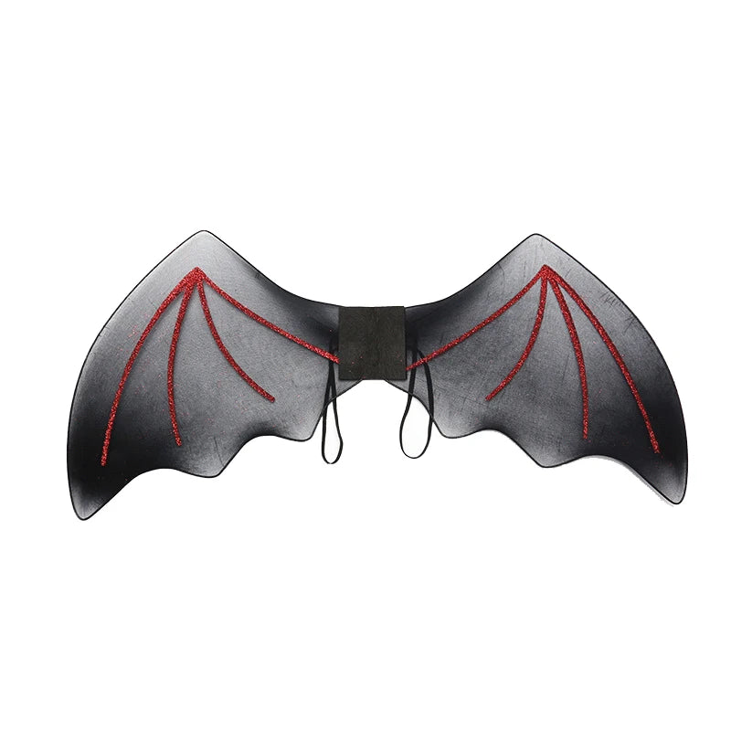 Halloween Kids Holiday Show Costumes Bat Wings Props Black Bat Wings Lightweight Black Mesh Halloween Costume Wings Oasis Select Red black