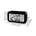 Digital Alarm Clock 12/24-hour Display Screen Timer LED Night Light Suitable for Bedroom and Household Use Oasis Select Black