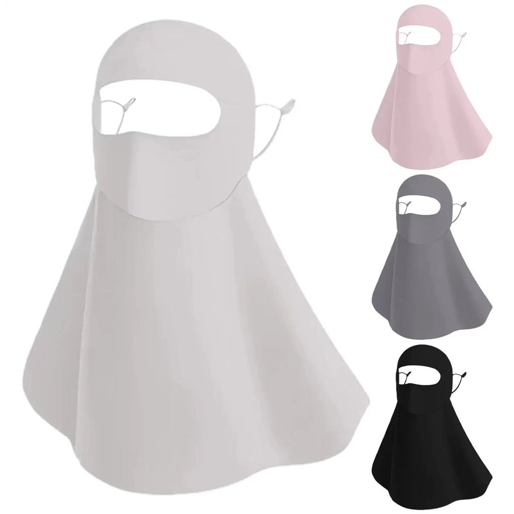 Sunscreen Full Face Mask Summer Neck Face Mask UV Protection Breathable Sun Protection Masks Veils Outdoor Sport Face Cover Oasis Select