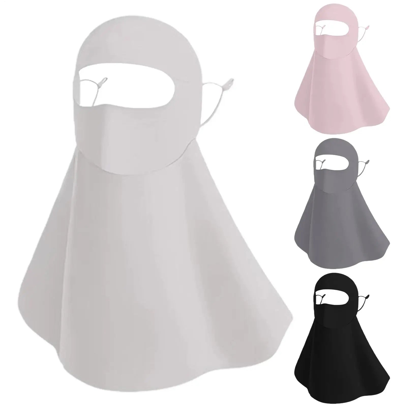 Sunscreen Full Face Mask Summer Neck Face Mask UV Protection Breathable Sun Protection Masks Veils Outdoor Sport Face Cover Oasis Select