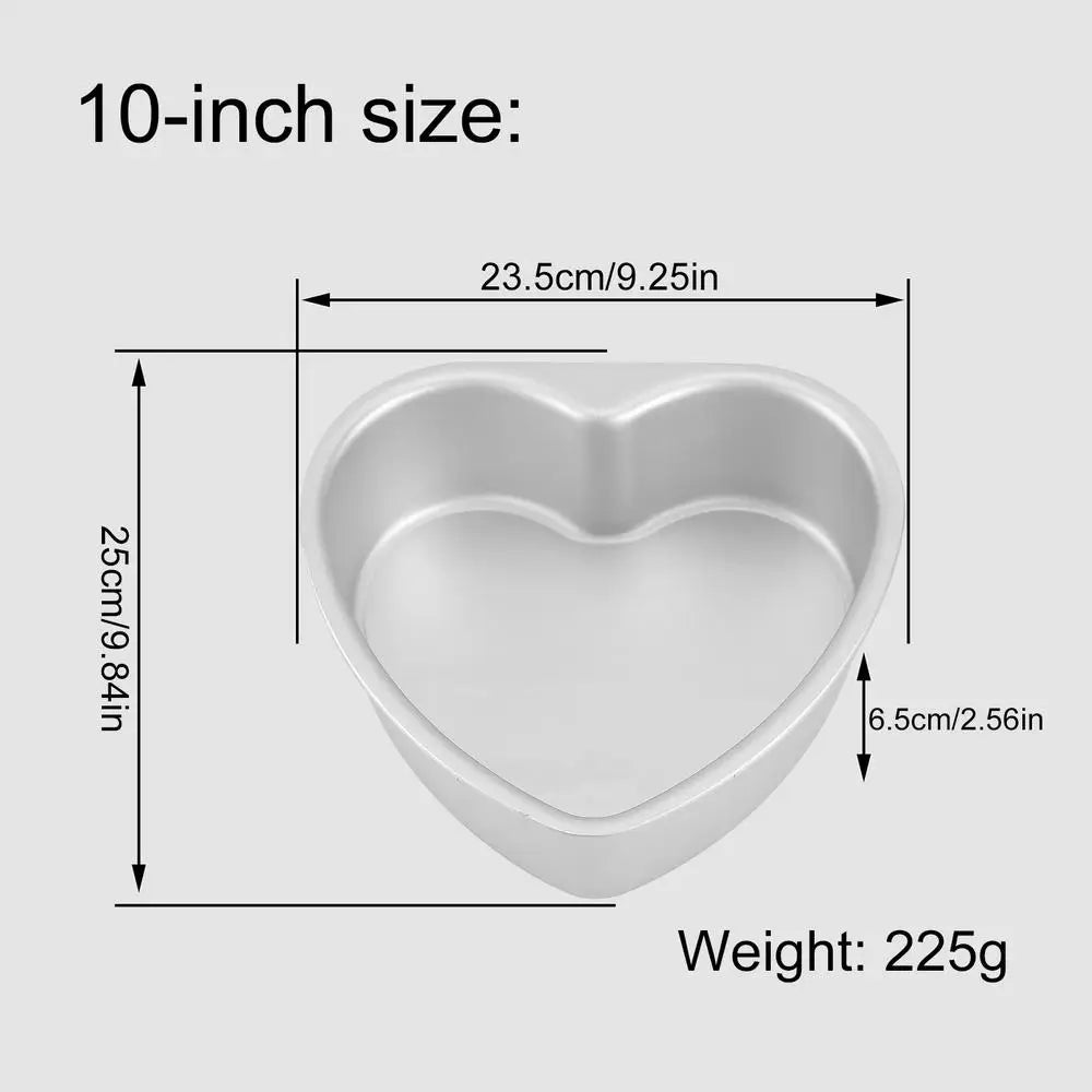 Cake Pan 6/8/10 Inch Heart Shaped Cake Pan Non-Stick Cake Pan Mold For Wedding Birthday Baking Cake Tin Cheesecake Pan Cake Mold Oasis Select 10 inches
