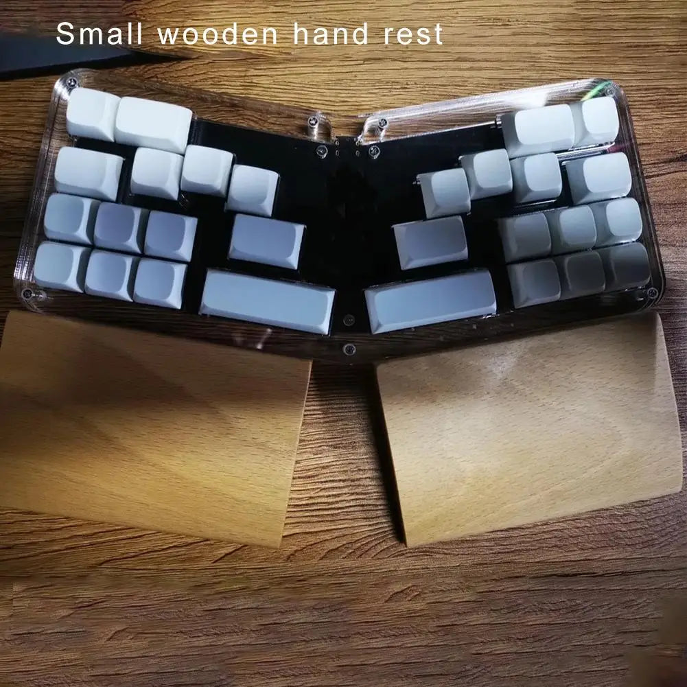 Walnut Wood Keyboard Wrist Rest | Ergonomic Typing Support