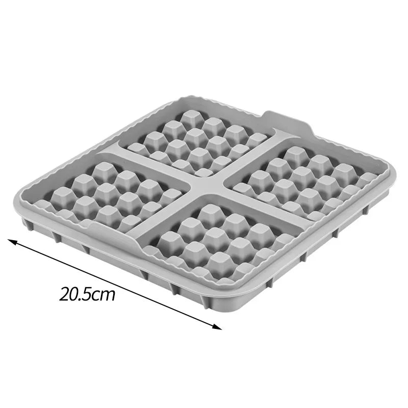 Silicone Air Fryer Biscuit & Waffle Mold Set – Non-Stick Tray Silicone Baking Mold Oasis Select grey