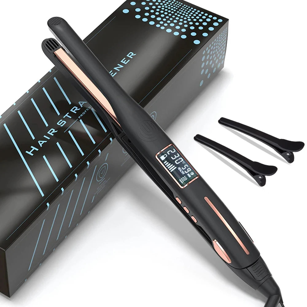 URGGU Mini Titanium Pencil Flat Iron – Short Hair & Beard