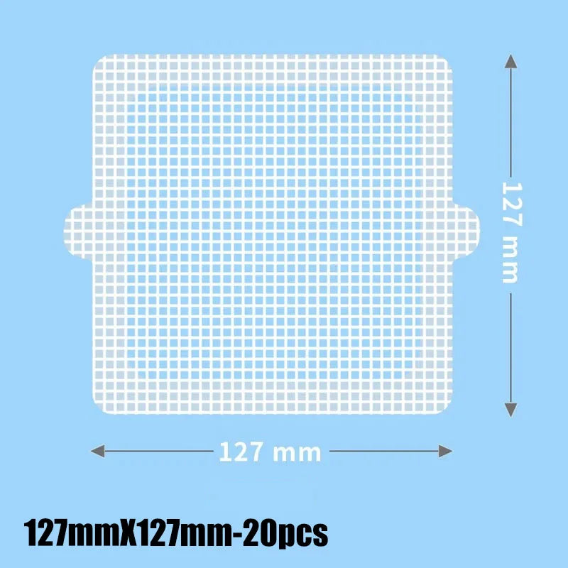 Hair filter shower drain grid insect prevention autohesion shower for bathroom items trap accessories sink bathtub fixture home Oasis Select 127mmX127mm-20pcs