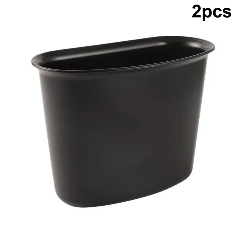 Leak-Proof Car Garbage Can Small Size Multipurpose Leak-Proof Garbage Container Storage Organizers Automotive Garbage Cans Oasis Select 2pcs