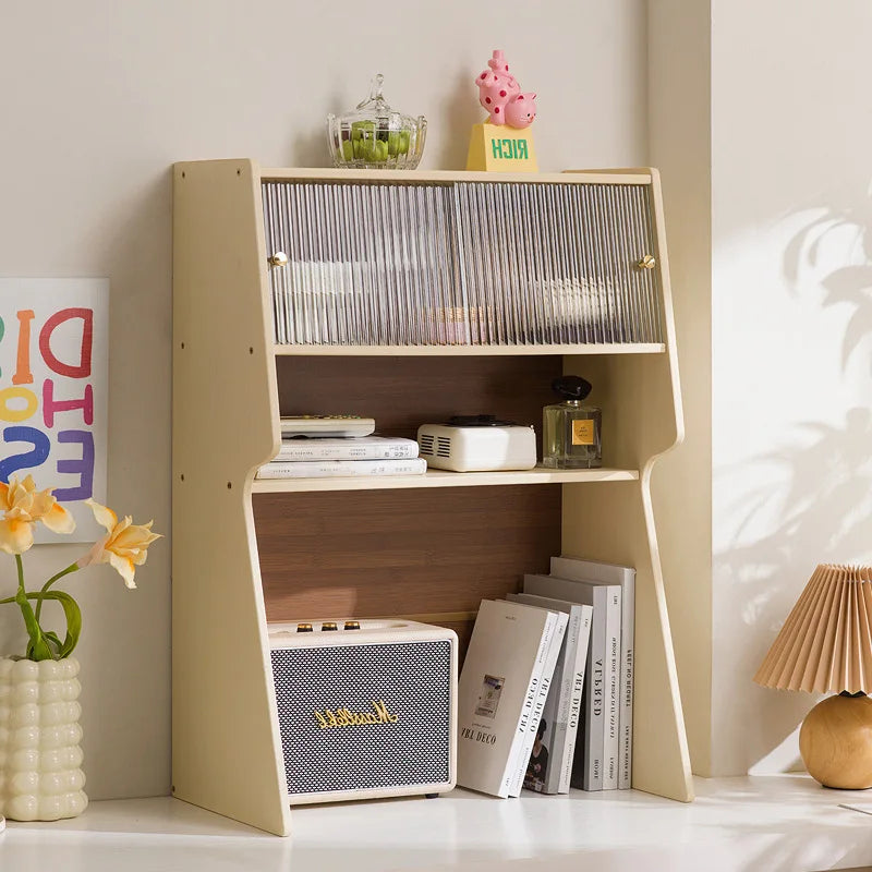Nanzhu Bookshelf Desktop Student Desk Storage and Organizing Rack Simple Table Multi-layer Table Small Shelf Oasis Select