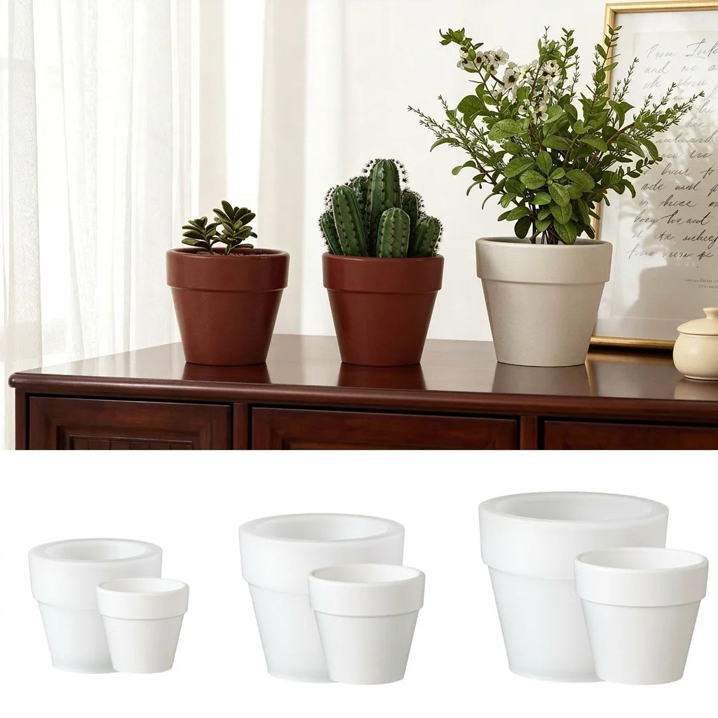 DIY Silicone Flower Pot Mold | Cement & Plaster Planter Mold
