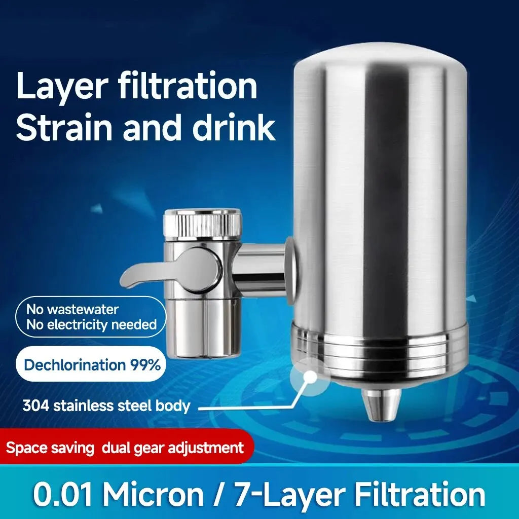 Kitchen Stainless Steel Faucet Water Filter Pre-filter Purifier Household Tap Water Direct Drinking Oasis Select