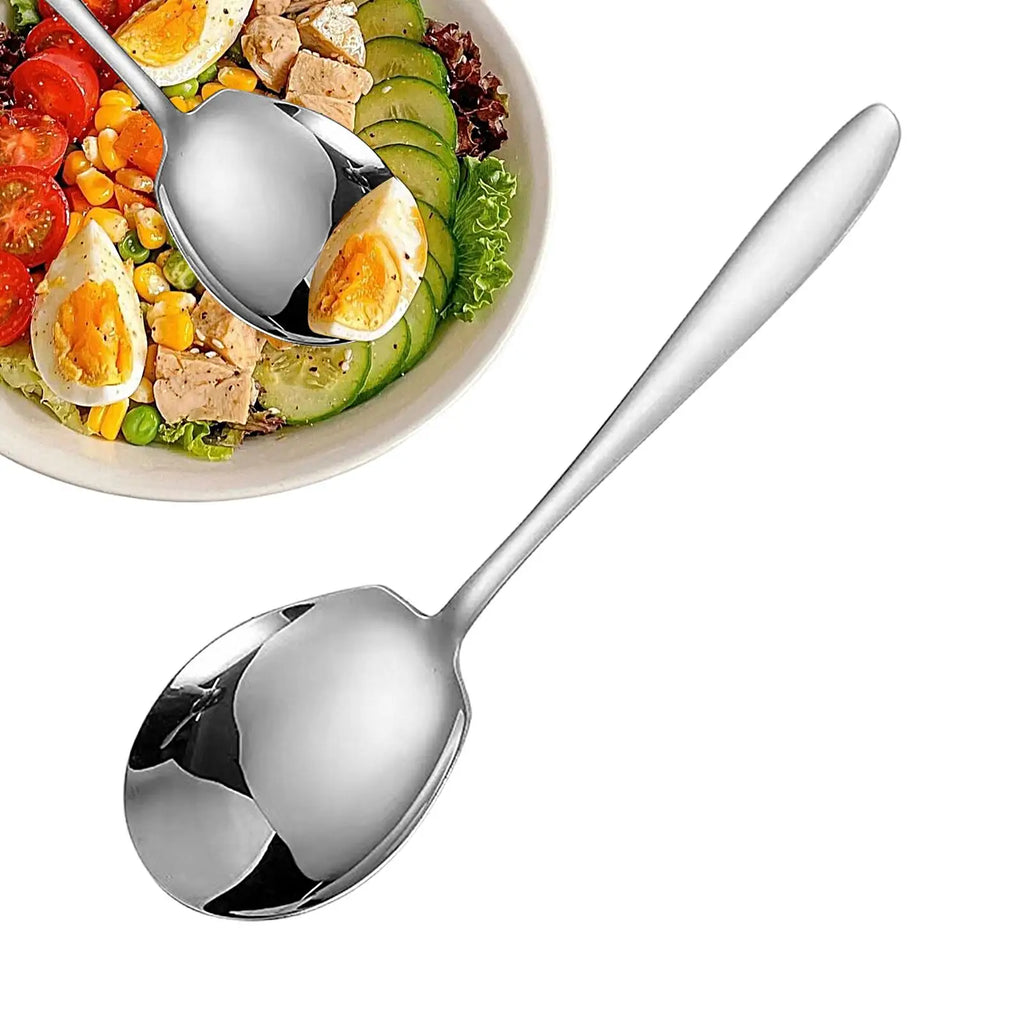 Large Serving Spoons Stainless Steel Kitchen Serving Tablespoon Dishwasher Safe Kitchen Tool Spoons Suitable serving spoon Oasis Select