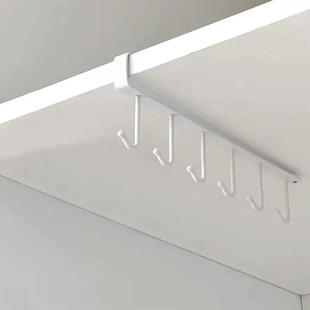 1pc/2pcs,Iron keychain display rack, multifunctional storage rack, accessory storage and jewelry rack, kitchen hook Oasis Select 1pc white