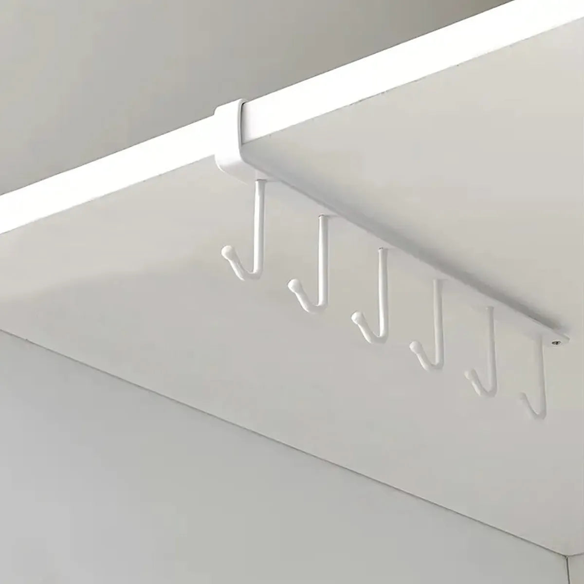 1pc/2pcs,Iron keychain display rack, multifunctional storage rack, accessory storage and jewelry rack, kitchen hook Oasis Select 1pc white