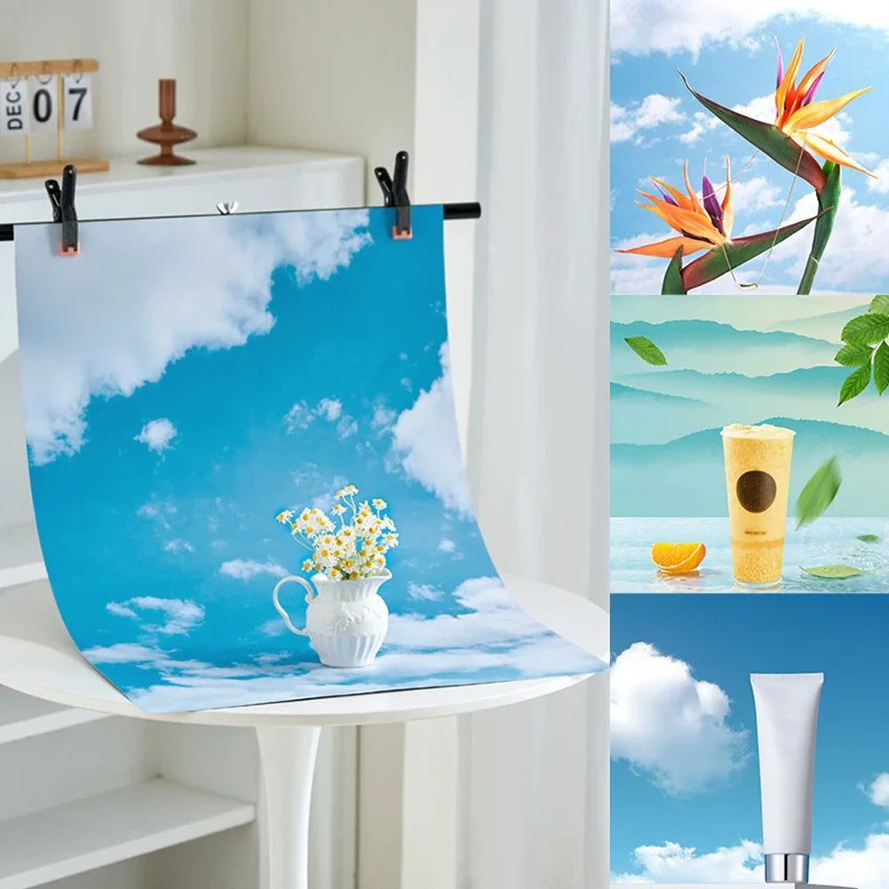 Double-Sided Waterproof Photo Background Board 57×87cm | 3D