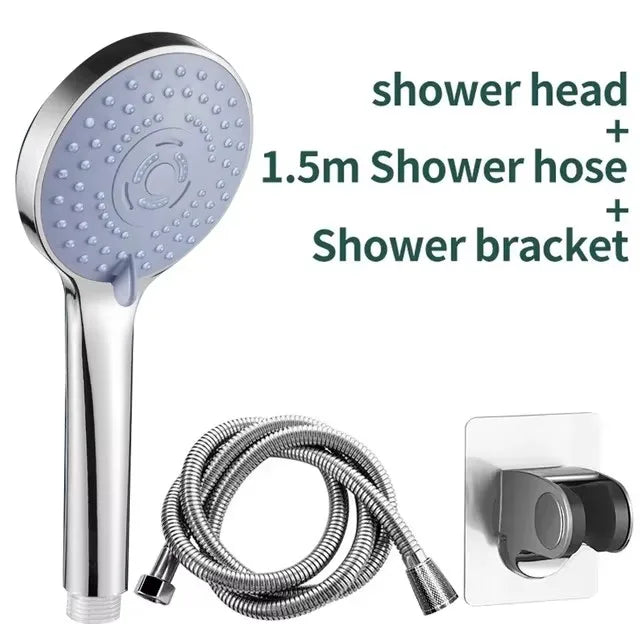 Bathroom Pressurized Hand Shower Package Accessories Shower Nozzle Large Water Output 5 Models Universal Adaptation Save Water Oasis Select Set 2