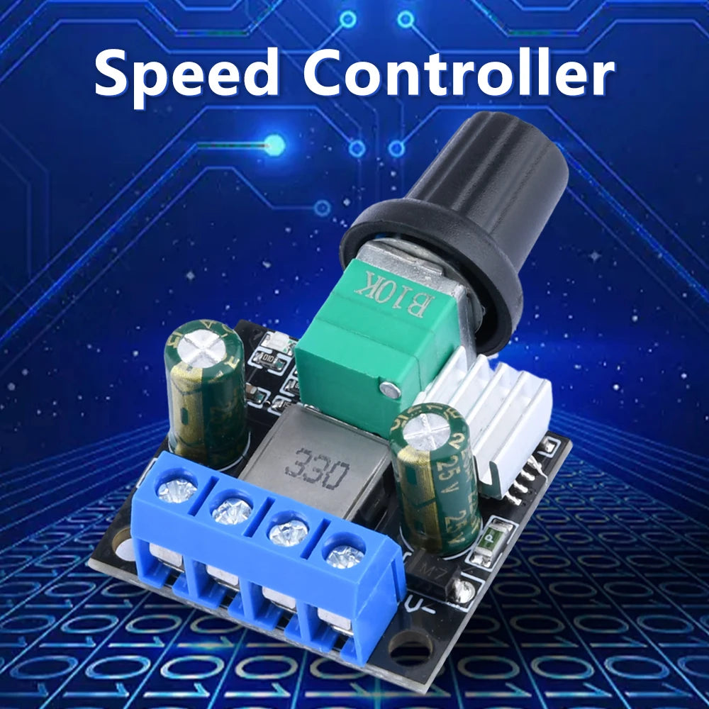 DC12V 24V PWM Motor Speed Controller LED Dimmer B10K Potentiometer Knob For Brush Motor Brushless Motor LED Light Strip Oasis Select