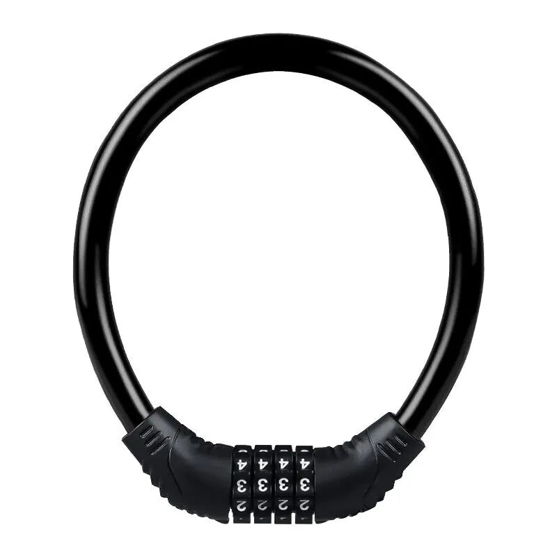 Bike Lock Mountain Bike Portable Security 4-digit Code Bike Lock for Bicycle Motorcycle Scooter Oasis Select N-DCS-0101