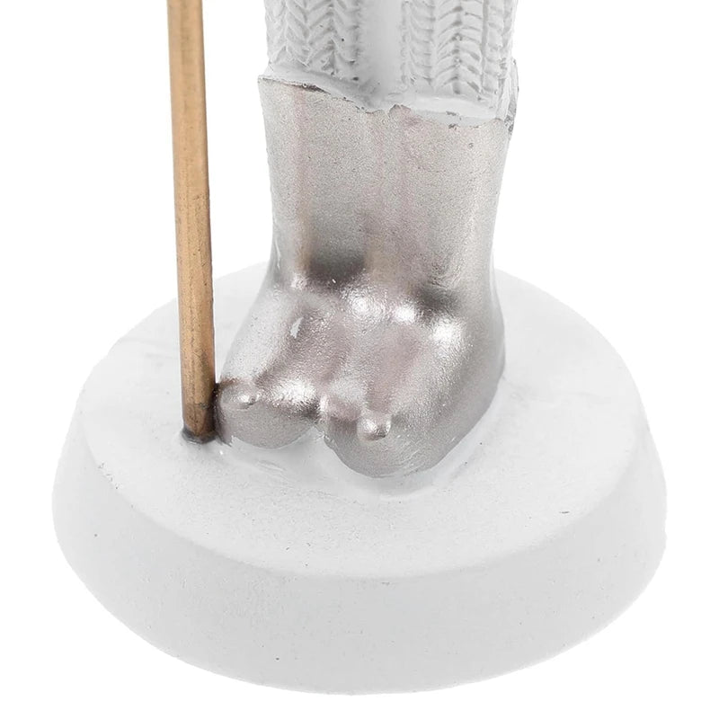 WISH Easter Nutcracker Resin Sculpture Holiday Doll Home Desktop Decoration Cute Ornaments Oasis Select