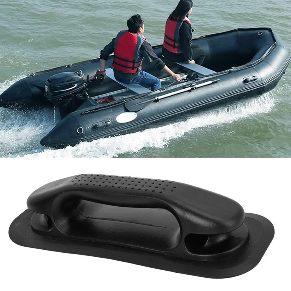 Boat Grip Inflatable Handle Ergonomic Grip Waterproof PVC Lightweight Easy To Install Wide Compatibility Black Kayaking Paddling Oasis Select