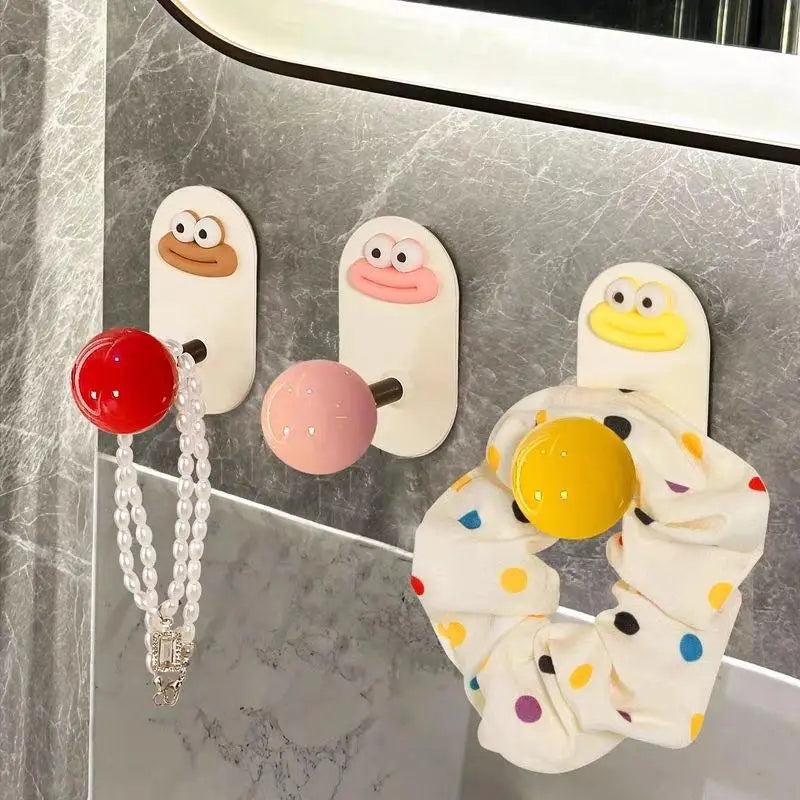 Bathroom No Punching Suction Cup Hook Bathroom Strong Adhesive Tape Hanging Clothes Hook Oasis Select