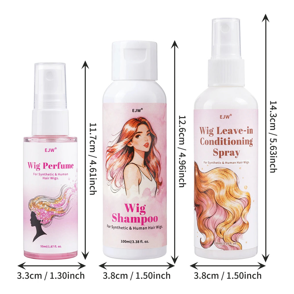 2-in-1 Wig Spray Leave-In Conditioner & Detangler for Wigs Wig Conditioner Spray Oasis Select
