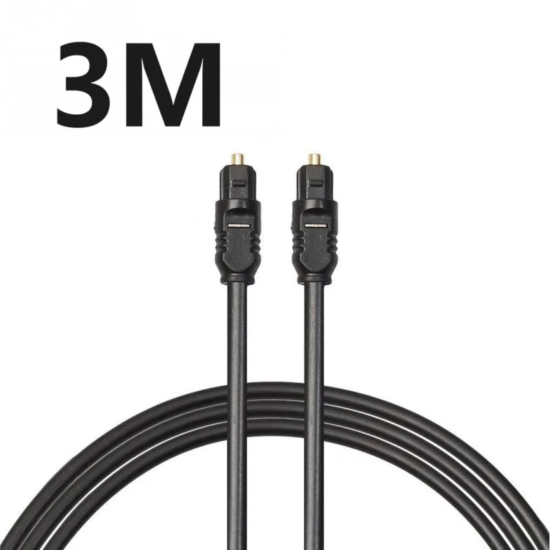 15m 10m 5m 3m 2m 1m CD DVD Gold-Plated Plug Cable Cord Toslink Optical Fiber Audio Cable Digital SPDIF Cable For Xbox 360 PS3 Oasis Select 3m