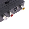 21-Pin SCART Adapter – S-Video & Composite with In/Out Switch