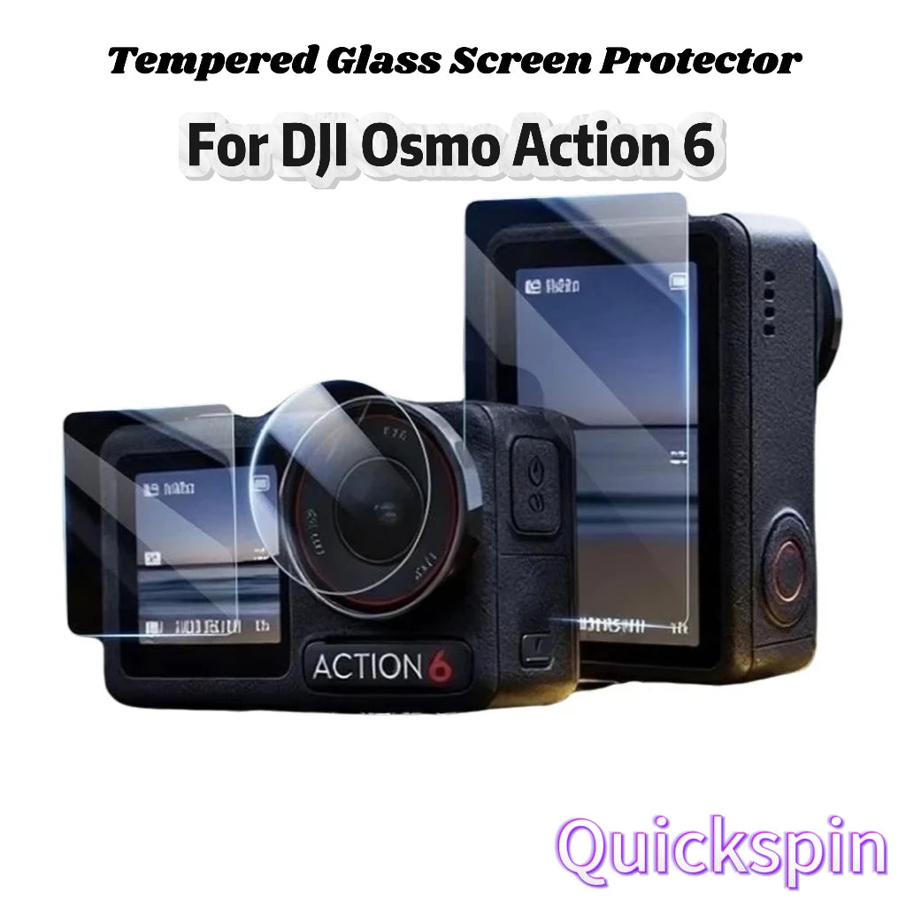 HD Tempered Glass Screen Protector – DJI Osmo Action 6