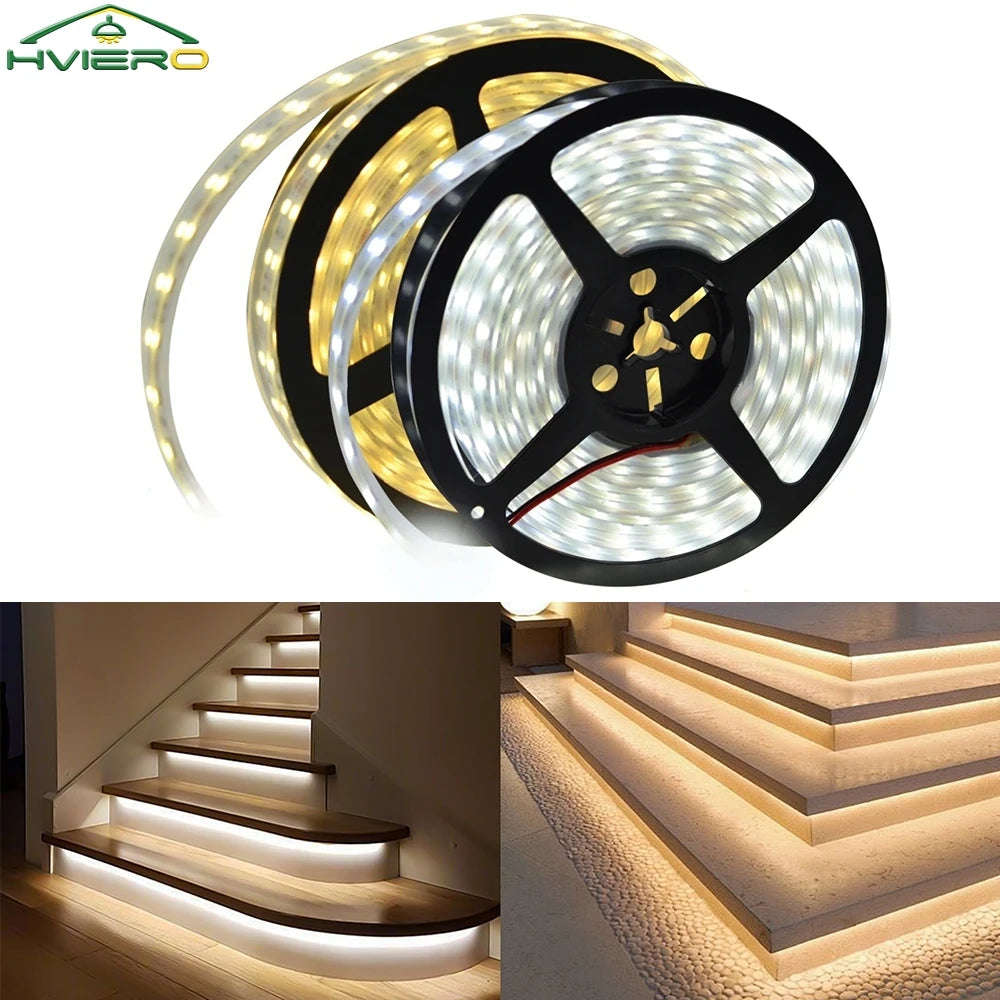 HVIERO 5M 600 LED Strip Light 5050 SMD IP67 Waterproof 12V DC