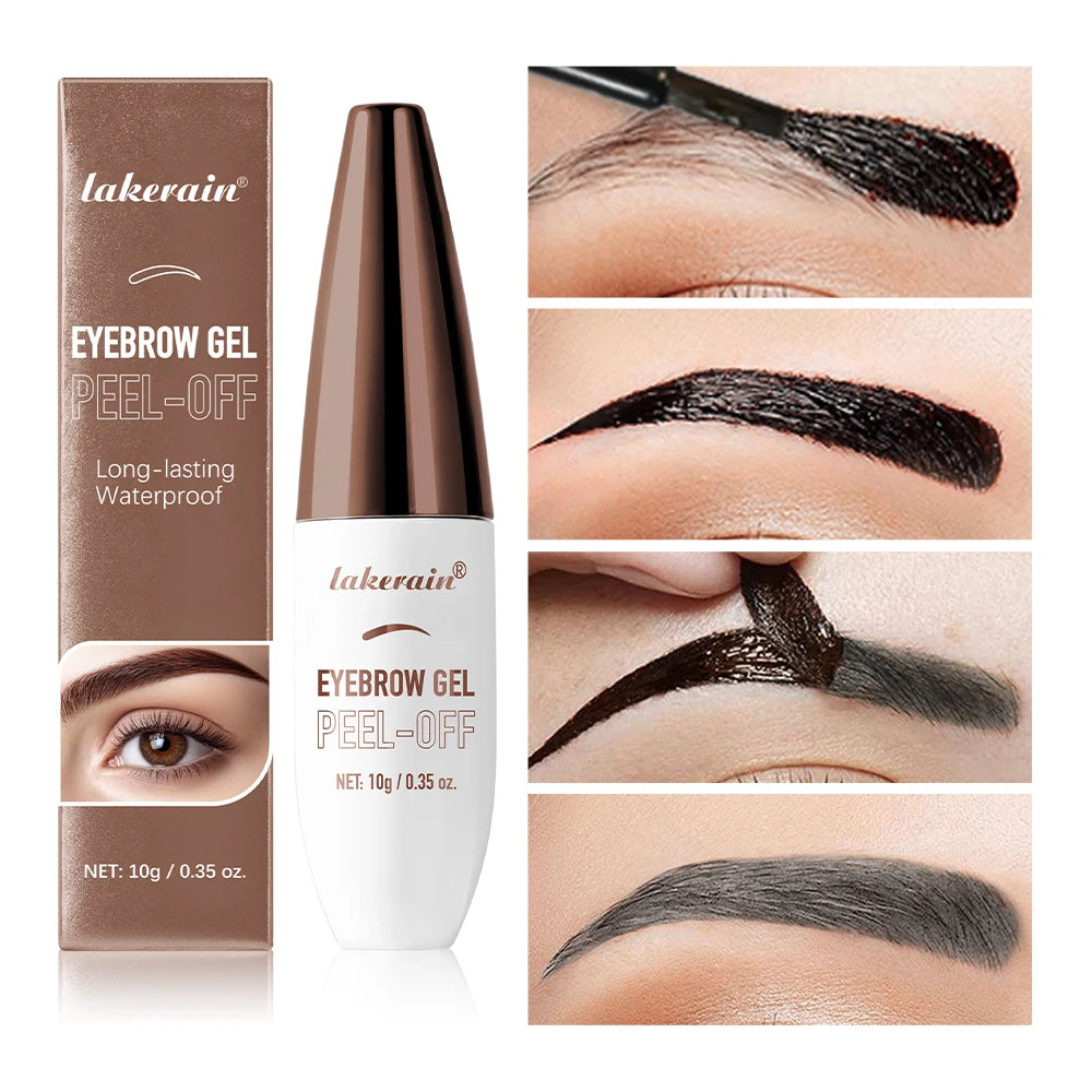 Waterproof Peel Off Eyebrow Gel Tint Semi Permanent Tattoo Brow Tint Transfer-proof, For Fuller & Defined Looking Brows Makeup Oasis Select