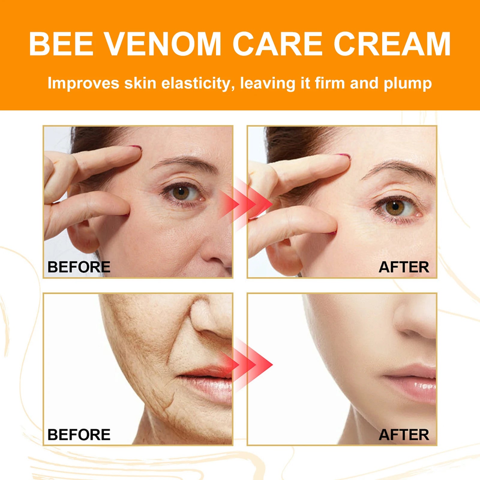 YURHERSU Bee Venom Facial Cream – Lifting & Firming 50g Facial Moisturizer Cream Oasis Select
