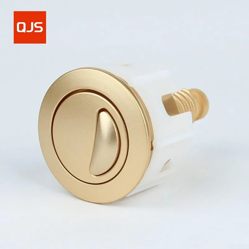 Toilet Flush Button Cistern Flusher Replacement Parts, Toilet Push Button Easy Installation Modern Bathroom Upgrade (Matt Gold) Oasis Select