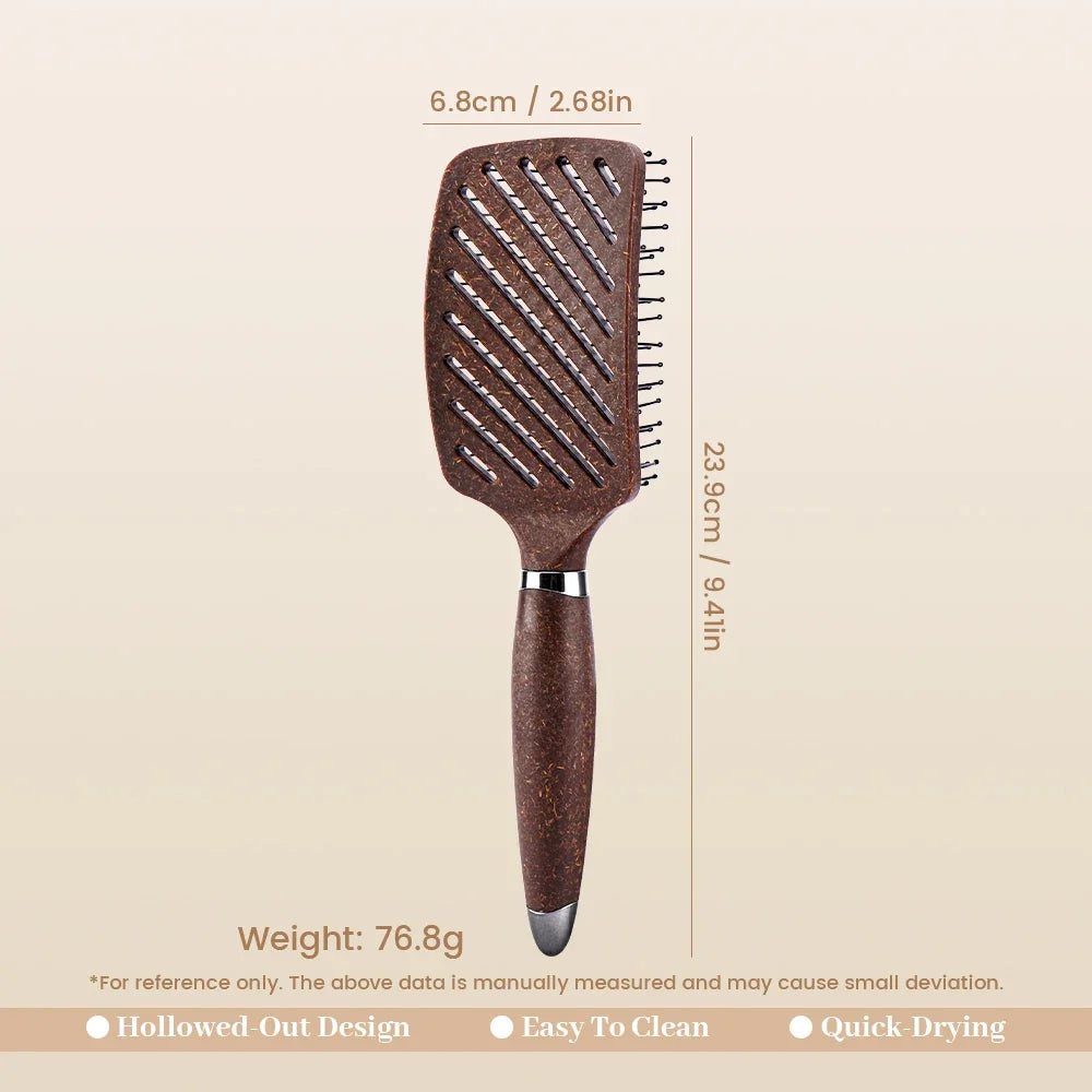 Hollow Out Anti-Static Hair Brush – All Hair Types Anti-Static Hair Brush Oasis Select