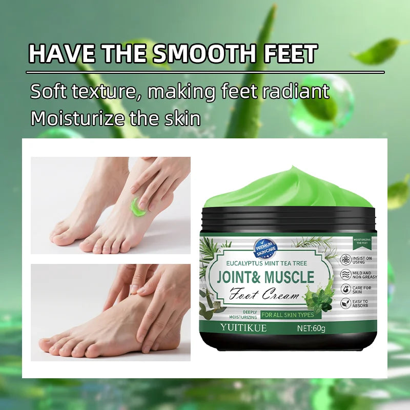 Eucalyptus Mint Tea Tree Foot Cream 60g | Deep Moisture