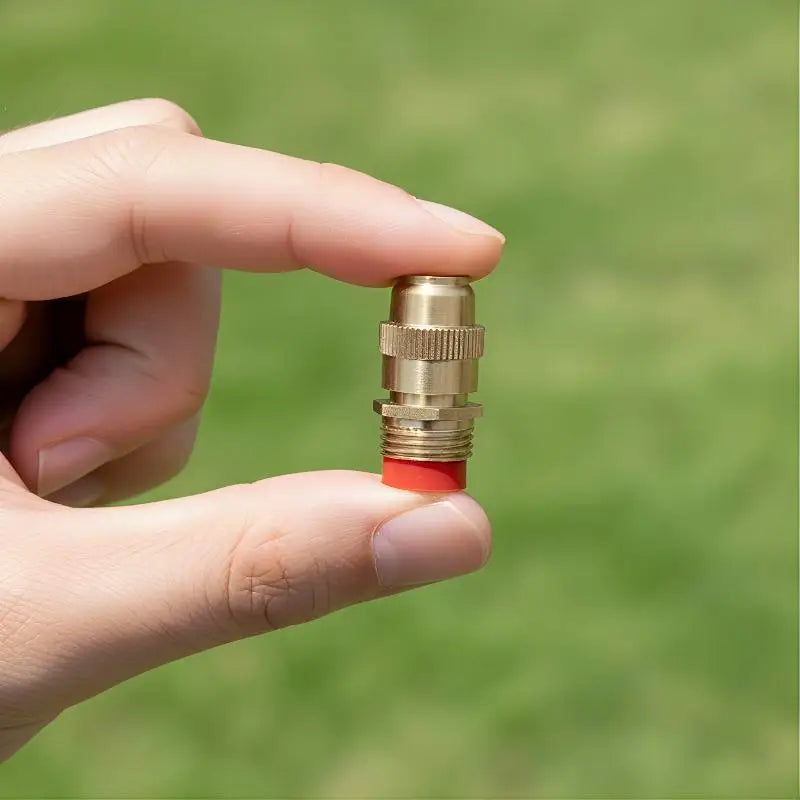 Brass Adjustable Garden Sprinkler Nozzle Set Multi Pattern Water Spray Nozzle For Lawn Irrigation Patio Plant Watering Oasis Select