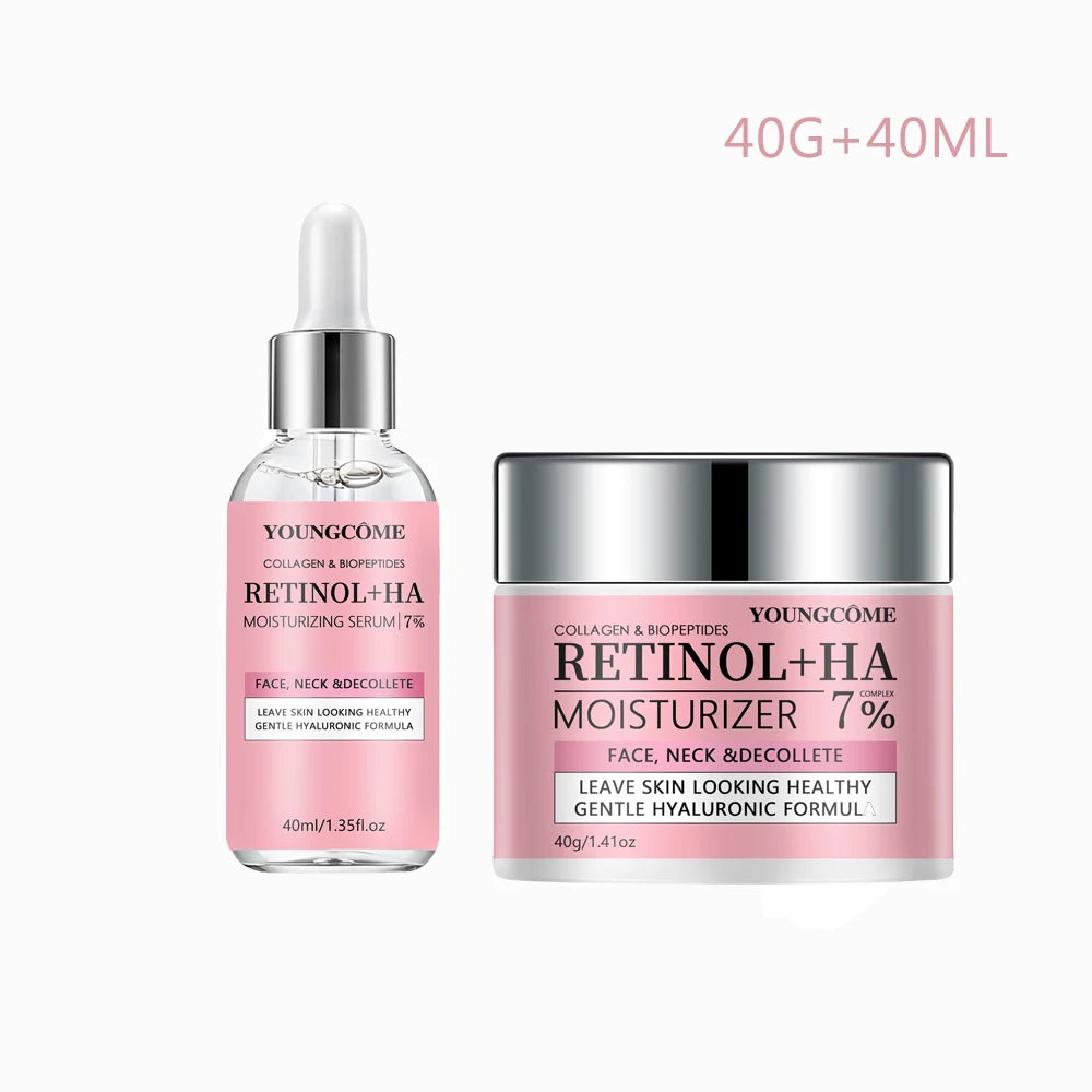 YOUNGCOME Collagen Retinol Moisturizer Serum & Cream | Hyaluronic